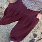 Pantalón palazzo bourdeos WINTER - Little MooN