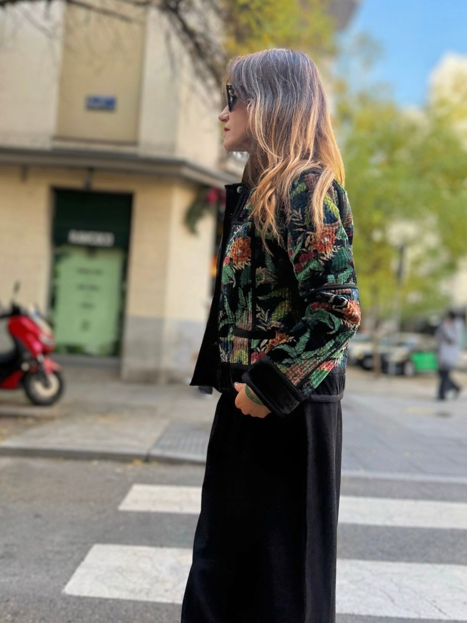 Pantalón palazzo negro WINTER LUX - Little MooN