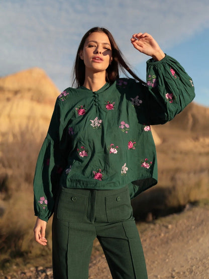 Pantalón recto liso bolsillos GADEA - Little MooN