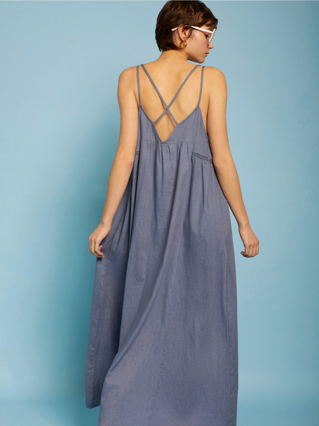 Vestido FORMENTERA AZUL de Meisïe