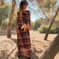 Vestido ajustado de cuadros - Little MooN