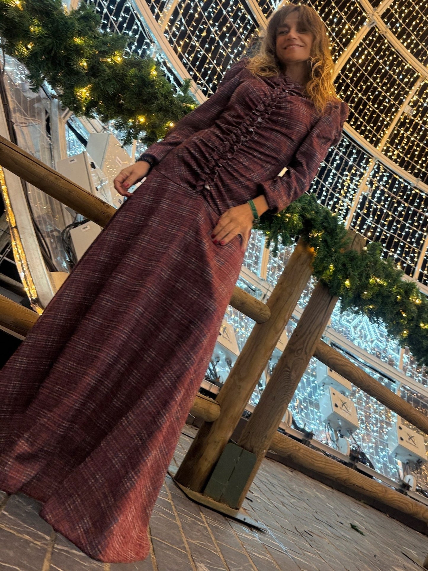 Vestido largo de cuadros COSITA - Little MooN