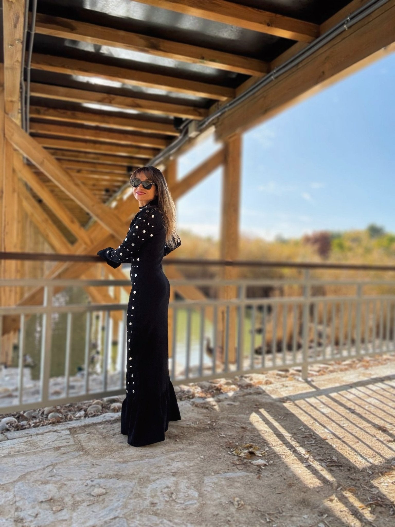 Vestido largo GALAXY BLACK - Little MooN