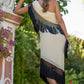 Vestido ZAMBRA tipo mantón - Little MooN
